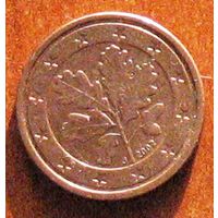Германия, 1 цент 2002 (J)