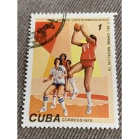 Куба 1978. Юношеские центрально-американские игры Меделин-78. Баскетбол. Марка из серии