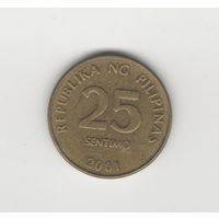 25 сентимо Филиппины 2001 Лот 7614