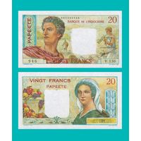 [КОПИЯ] Таити 20 франков 1963 г.