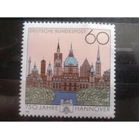 Германия 1991 750 лет г. Ганновер** Михель-1,6 евро