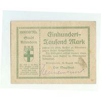 Германия, 100000 марок 1923 год.