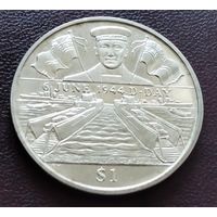Британские Виргинские острова 1 доллар, 2004 60 лет Высадке в Нормандии - Флот