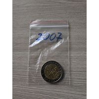 Монета Словения 2 евро 2007 регулярная