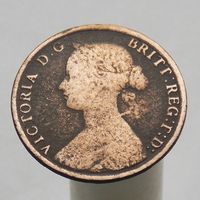 Великобритания 1/2 пенни 1861