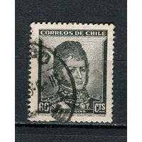 Чили - 1948/1950 - Бернардо О Хиггинс - [Mi. 360y] - полная серия - 1 марка. Гашеная.  (Лот 53Dj)