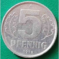 Германия ГДР 5 пфеннигов 1972