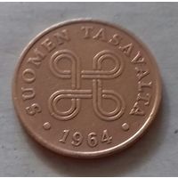1 пенни, Финляндия 1964 г.
