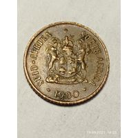 ЮАР 1 цент 1980 года .
