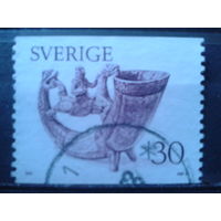 Швеция 1976 Стандарт, рог 14 век