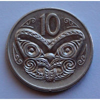 Новая Зеландия 10 центов. 1980