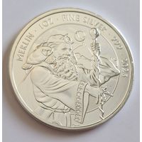 Великобритания 2023 серебро (1 oz) "Мерлин"