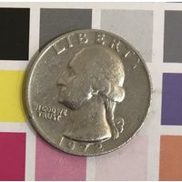 США 25 центов 1972