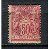 Франция - 1886/1899 - Аллегория 50c - [Mi.81II] - 1 марка. Гашеная.  (Лот 55Dk)