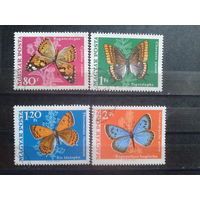 Венгрия 1969 Бабочки