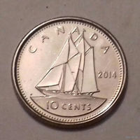 10 центов, Канада 2014 г., UNC