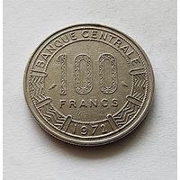 Республика Конго 100 франков, 1972