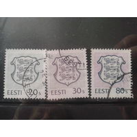 Эстония 1995 Стандарт, герб Полная серия
