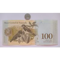 Werty71 Венесуэла 100 боливаров 2017 UNC банкнота
