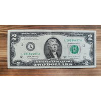 США, 2 долларов, 2017г. VF