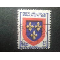 Франция 1949 герб Анью