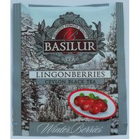 Чай Basilur Lingonberries (черный с ароматом брусники) 1 пакетик