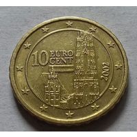 10 евроцентов, Австрия 2002 г.