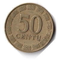 Литва. 50 центов. 1997 г.
