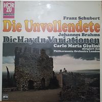 Schubert, Brahms, Carlo Maria Giulini, Philharmonia Orchestra – Unfinished Symphony / Variations On A Theme By Haydn
