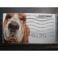 Португалия 2005 Собака, автоматная марка Михель-1,5 евро гаш.