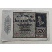 1922 год 500 марок   Германия