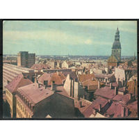 Почтовая карточка " Латвийская ССР. Панорама Риги"