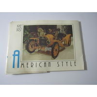 American Style 1912 - 1957 9 цветных открыток.