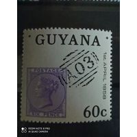 Марка Гайана 1858