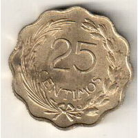 Парагвай 25 сентимо 1953