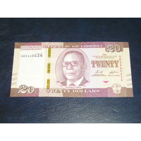 Либерия 20 Долларов 2022