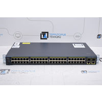 Управляемый коммутатор 2-го уровня Cisco WS-C2960-48TC-L (48 x 100Mbit, 2 x Gbit, 2 x Gbit/SFP)