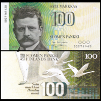 [КОПИЯ] Финляндия 100 марок 1986 (водяной знак)