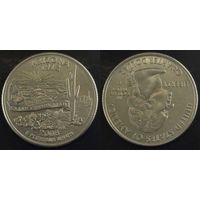 25 центов(квотер) США 2008г P, Аризона