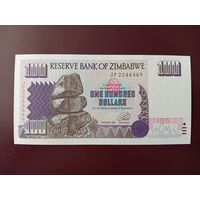 Зимбабве 100 долларов 1995 UNC