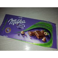 Обёртка от шоколада "Milka". 2007г.