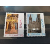 Ватикан 1993г. Марки Европы 1993 года - современное искусство [Mi 1099 -1100 ]** полная серия