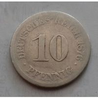 10 пфеннигов, Германия 1876 J