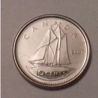 10 центов, Канада 2007 г., UNC