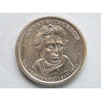 США 1 доллар 2008г.Эндрю Джексон (7-ой президент).