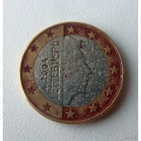 1 евро Люксенбург 2004 г.в.
