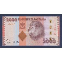 Танзания, 2000 шиллингов 2010 - 2020 г., P-42c, UNC