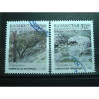 Казахстан 1997 Природа заповедника Каркаралы, марки из блока Михель-2,0 евро