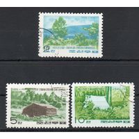 Памятные места антияпонской войны КНДР 1970 год серия из 3-х марок