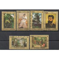 Живопись Куба 1976 год серия из 6 марок